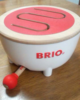 BRIO　モッキン　＆　ドラム　（木製・スウェーデン）モッキン　（￥2500+税）ドラム（￥2300+税）